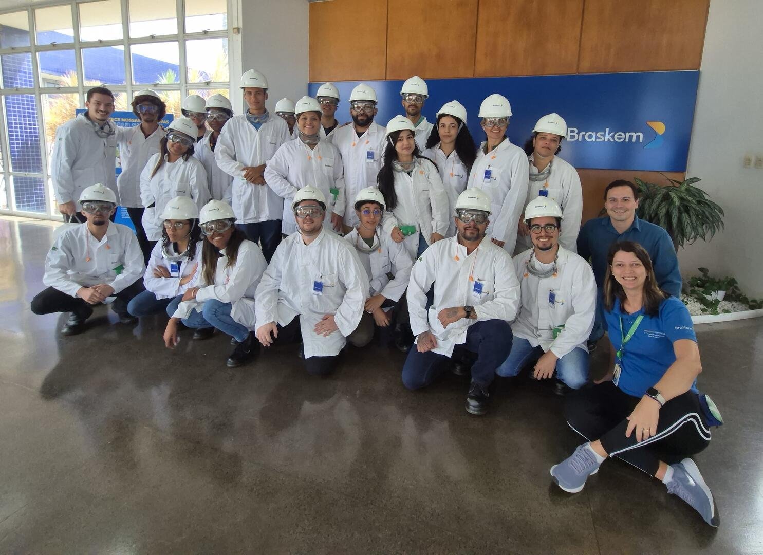 Estudantes da UFRB durante visita na Braskem